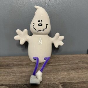 Vintage Ceramic Shelf Sitter Halloween Ghost Tear Drop  Anthropomorphic